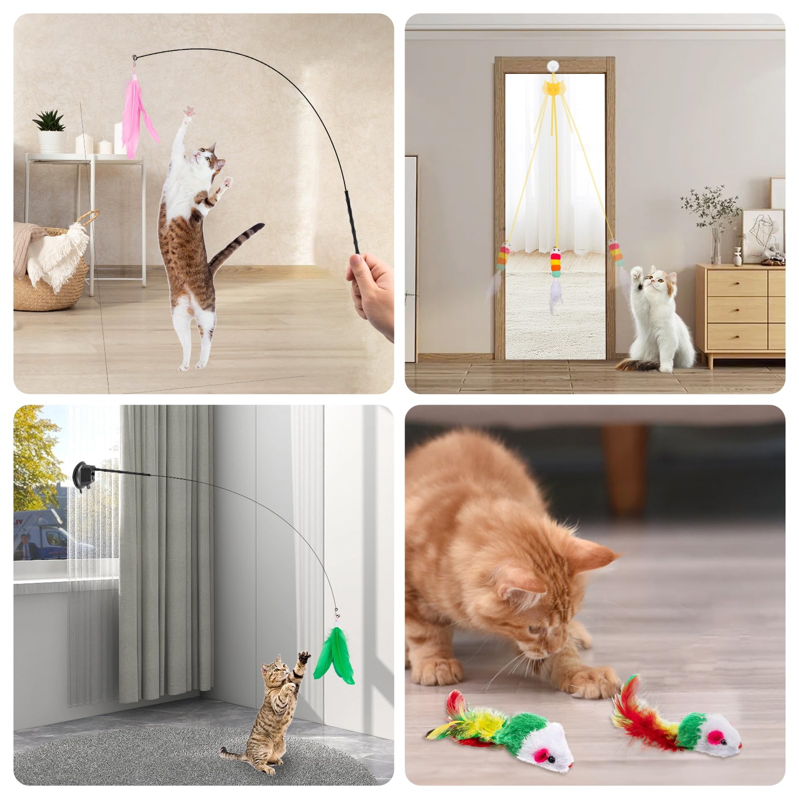 Depets Cat Wand Toy. Chosen for real quality, fits naturally into modern pet homes.