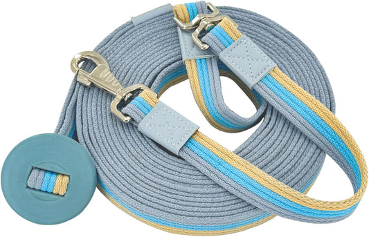 Lunge Line Polyester Cotton Lunge Line 25 Ft with EVA Stop Equine Lunge Line for Horses with Swivel