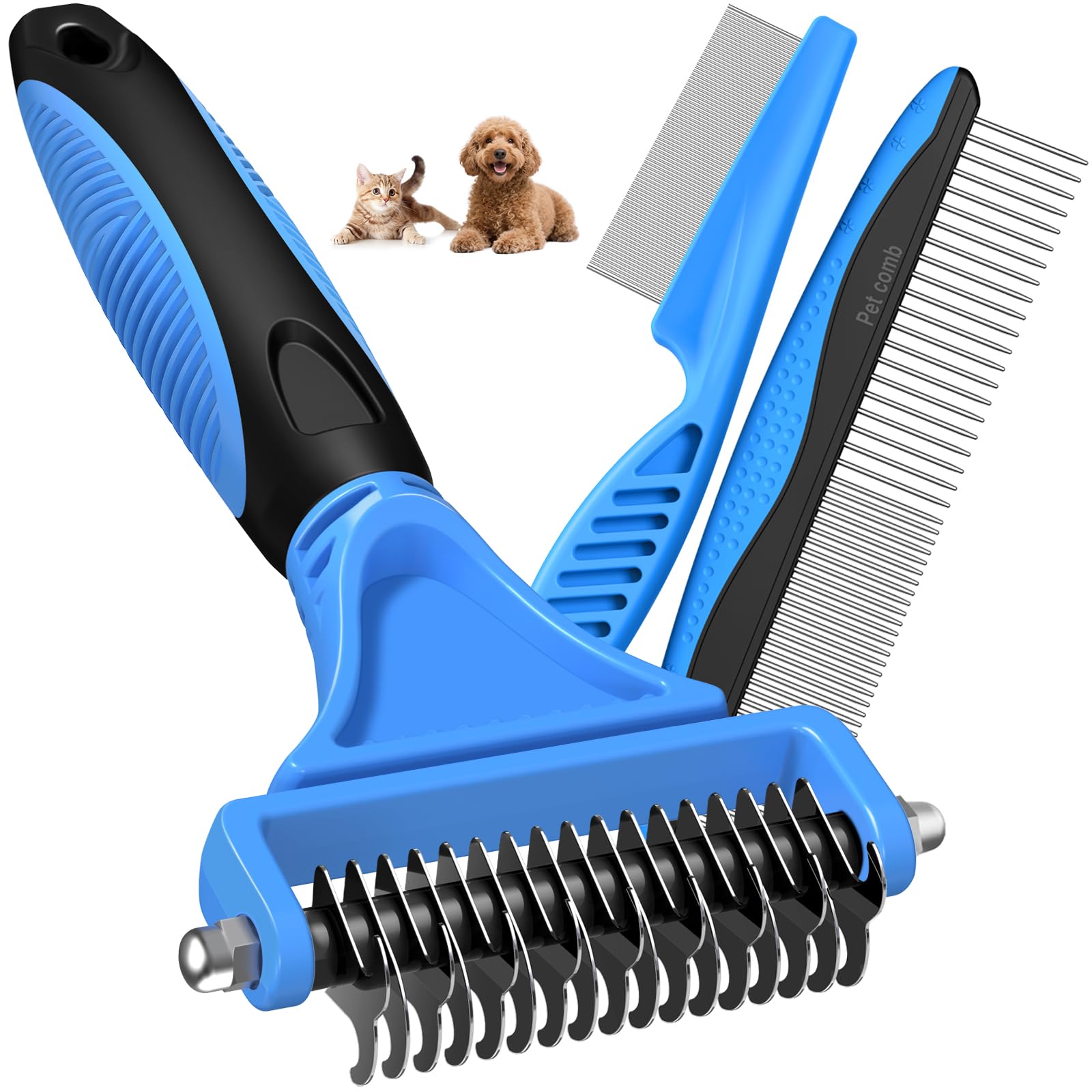 3PCS Pet Grooming Rake & Metal Comb & Flea Comb for. Chosen for real quality, fits naturally into