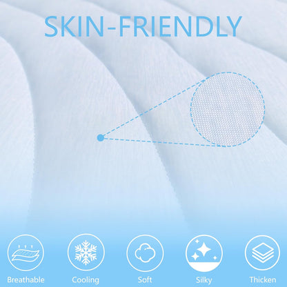 BECEMURU Dog Cooling Mat - 60" x 40" Thickening Cooling Pad Blanket for Crate, Kennel, Bed, Sofa - Machine Washable, Durable, Non-Gel - Keep Your Pet Cool and Comfortable