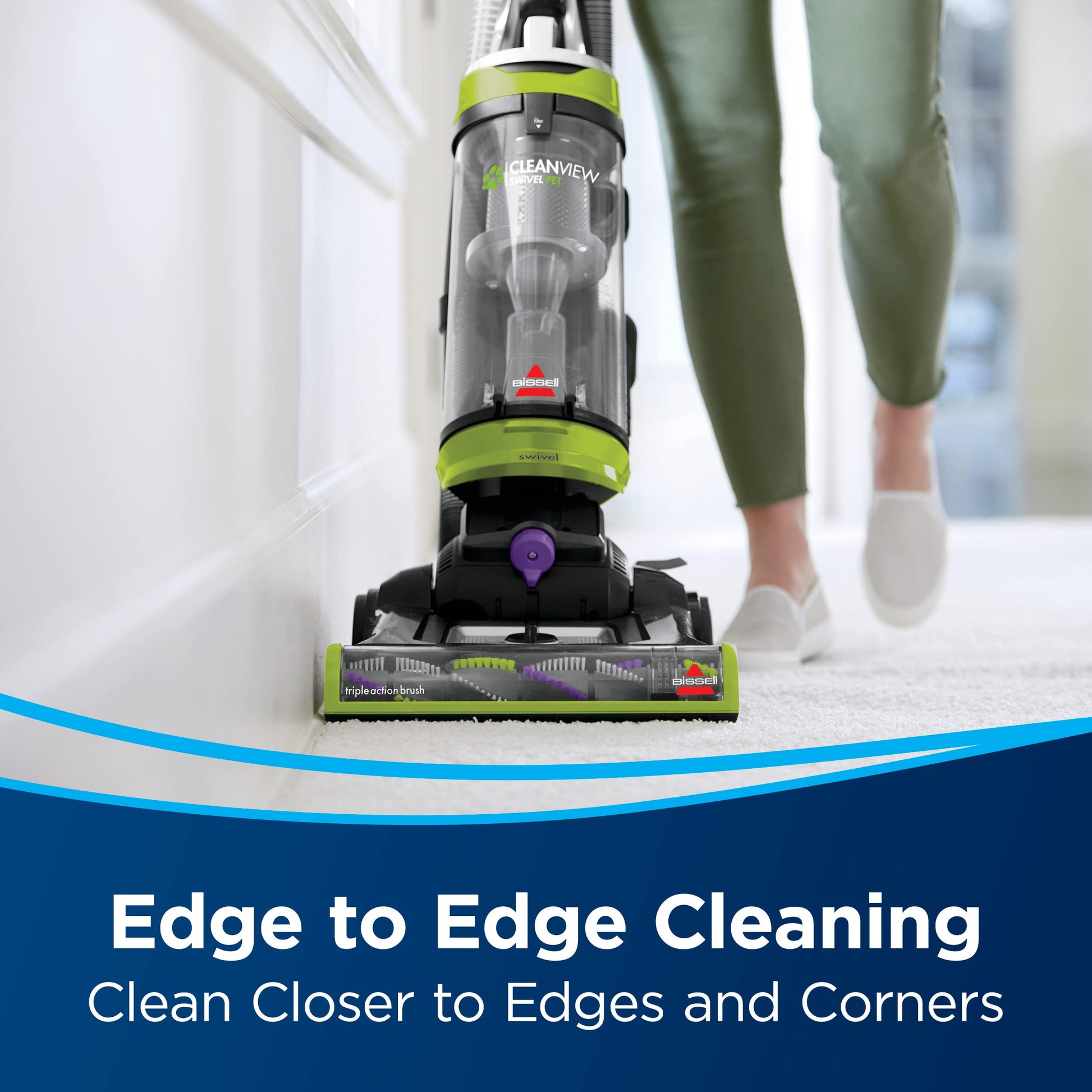 Bissell CleanView Swivel Pet Upright Vacuum. Chosen for real quality, fits naturally into modern