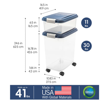 IRIS USA Dog Food Storage Container. Chosen for real quality, fits naturally into modern pet homes.