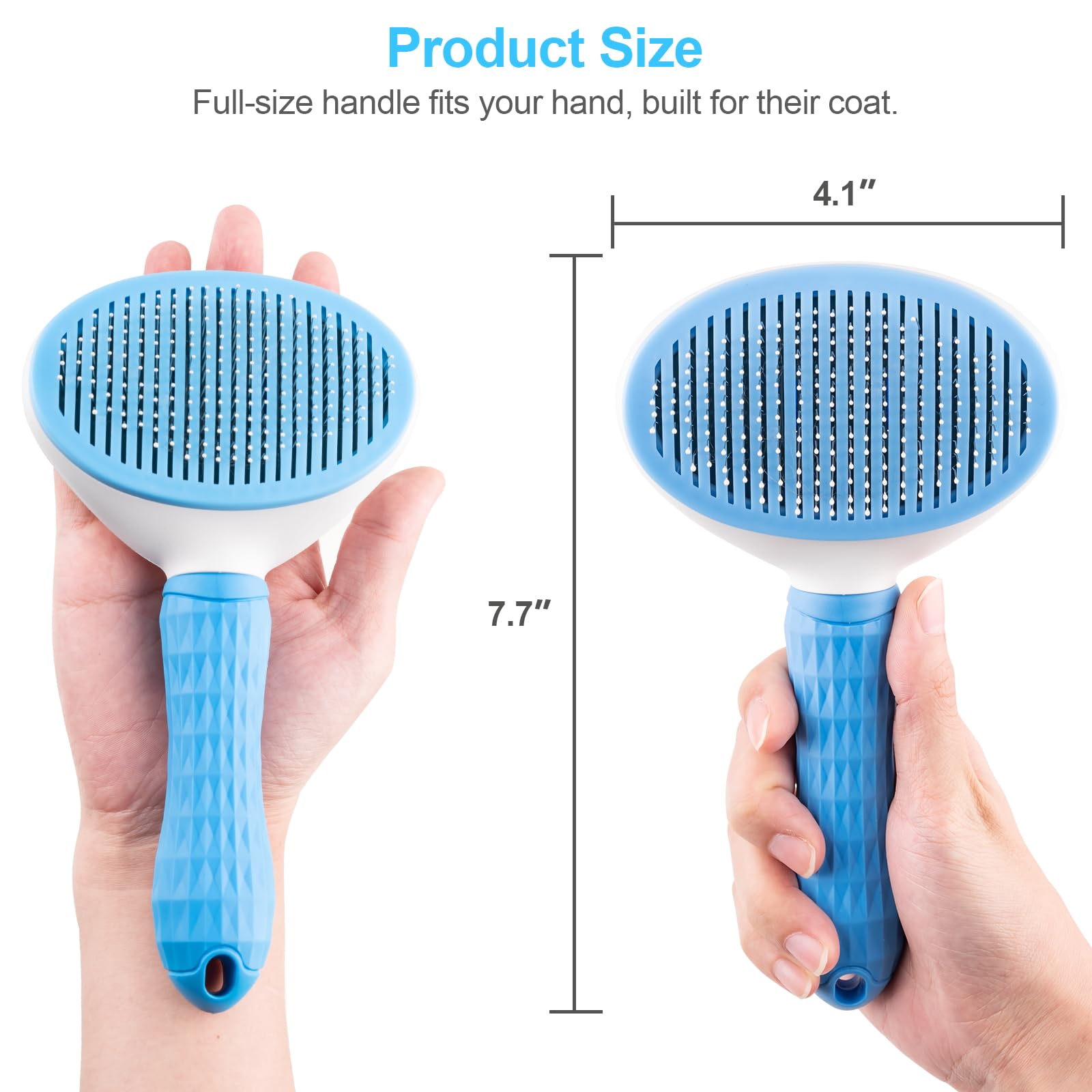 Depets Self Cleaning Slicker Brush. Chosen for real quality, fits naturally into modern pet homes.