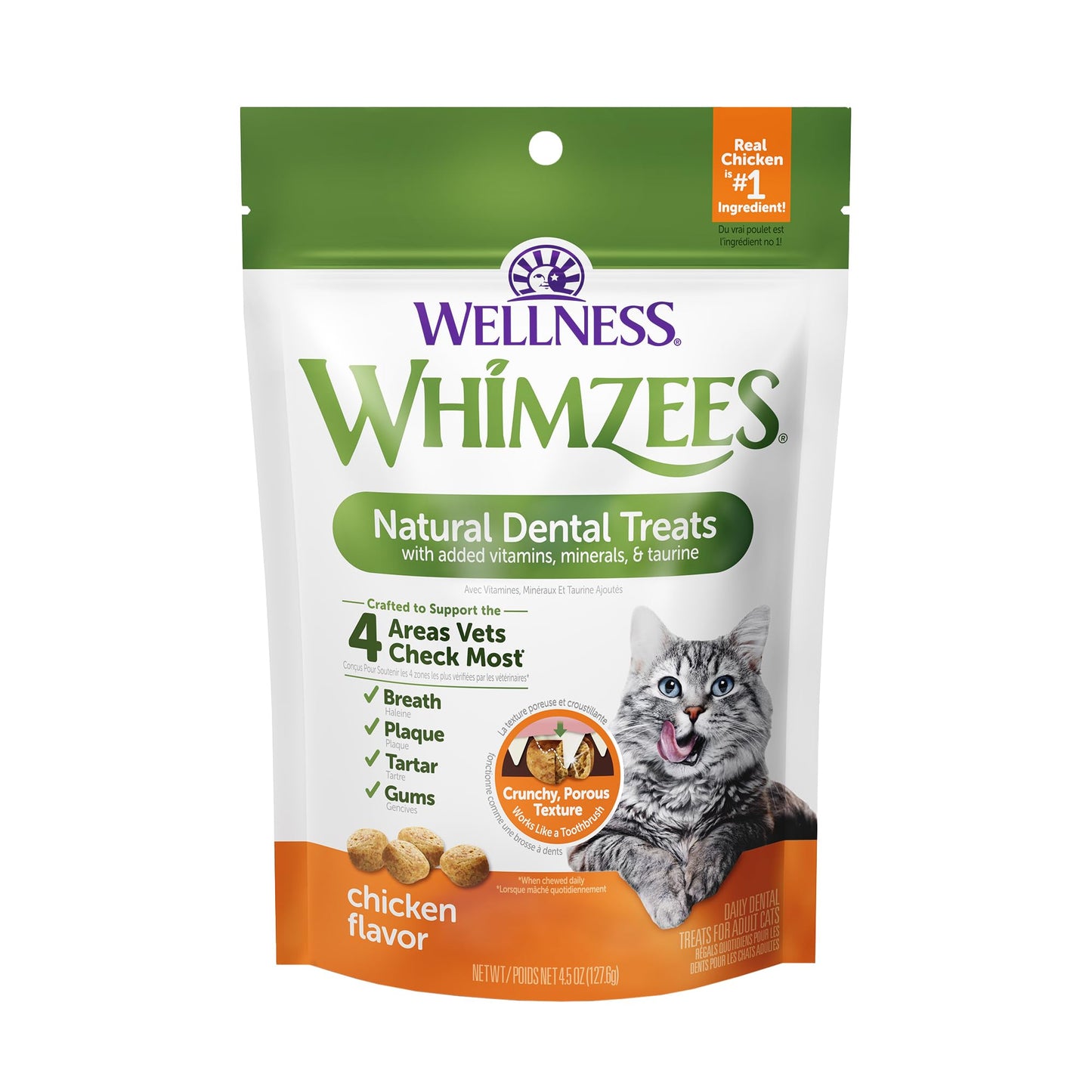 Wellness WHIMZEES Cat Dental Treats. Chosen for real quality, fits naturally into modern pet homes.