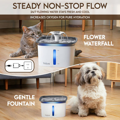 Veken Innovation Award Winner 95oz/2.8L Cat Water. Chosen for real quality, fits naturally into