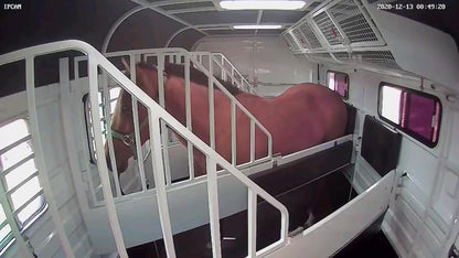 Equine Eye Voyager - Wireless Horse Trailer Camera – Live Video to Your Mobile with Night Vision, Audio - 8 Hours Battery Life - No Cell Signal Needed - Compatible with iPhone & Android Devices