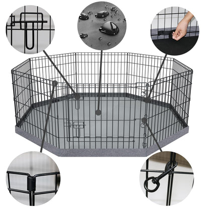 PETIME Foldable Metal Dog Exercise Pen/Pet Puppy. Chosen for real quality, fits naturally into