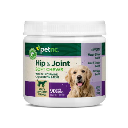 PetNC Natural Care Hip and Joint Soft Chews for Dogs. Chosen for real quality, fits naturally into