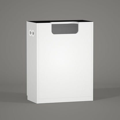 LANDEN Aquarium Wooden Stand and Cabinet for up to 16 Gal Tank, Fish Reptile Sea Salt WaterTank Stand, Nano Foam Leveling Mat Included, W23.6xD11.8xH31.5 in, Wooden Matte White Painted(Stand Only)