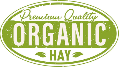 Blue Mountain Hay High-Altitude Hay - Organic Alfalfa, 25lb - High Protein, Fiber & Mineral-Rich - Soft, Leafy, High Leaf Retention - Ideal for Goats, Rabbits, Guinea Pigs & Other Small Animals