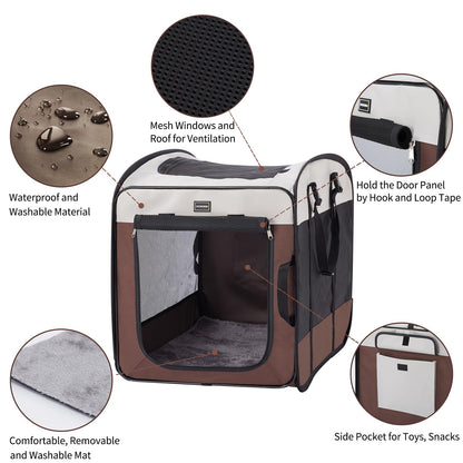 DONORO Dog Kennels and Crates for Medium Dogs. Chosen for real quality, fits naturally into modern