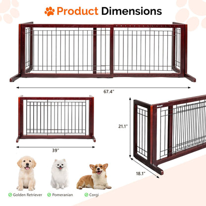 Bonnlo Free Standing Dog Gate. Chosen for real quality, fits naturally into modern pet homes.