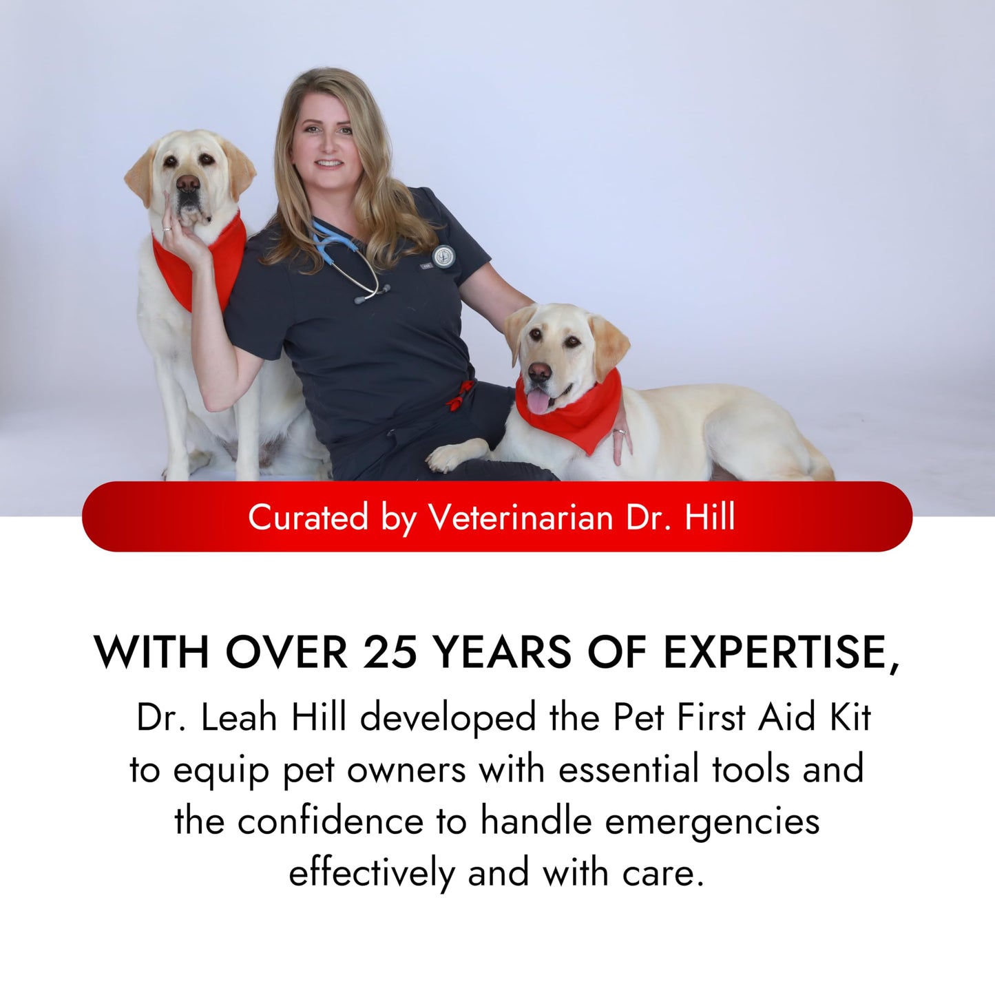 PetVet Medic Cat & Dog First Aid Kit with Thermometer. Chosen for real quality, fits naturally into