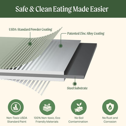 Vego garden Raised Garden Bed Kits, 17" Tall 9 in 1 8ft X 2ft Metal Raised Planter Bed for Vegetables Flowers Ground Planter Box, Sunlit Oak