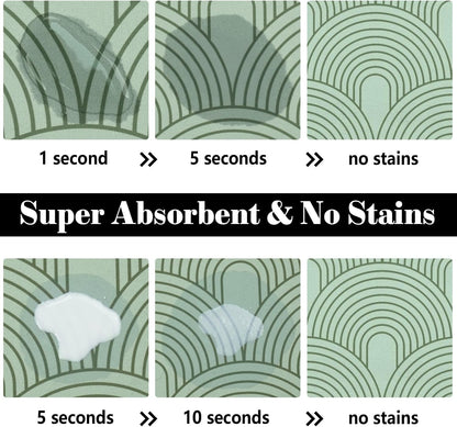 Dog Food Mats for Floors Absorbent, Pet Cat Food Mat - Quick Dry Dog Mat for Food and Water Boho Pet Supplies