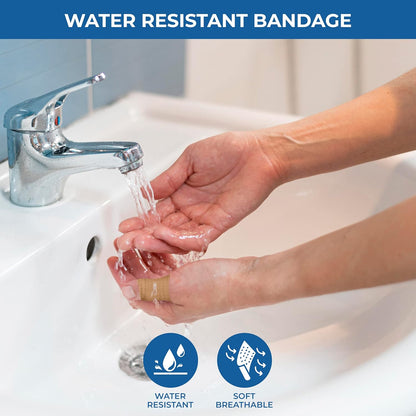 Self Adhesive Bandage Wrap - Pack of 24, Assorted Colors, Non-Woven, Breathable & Water-Resistant Vet Wrap for First Aid, Sports Injury, Body Sprains, & Pets - 2 Inch x 5 Yards