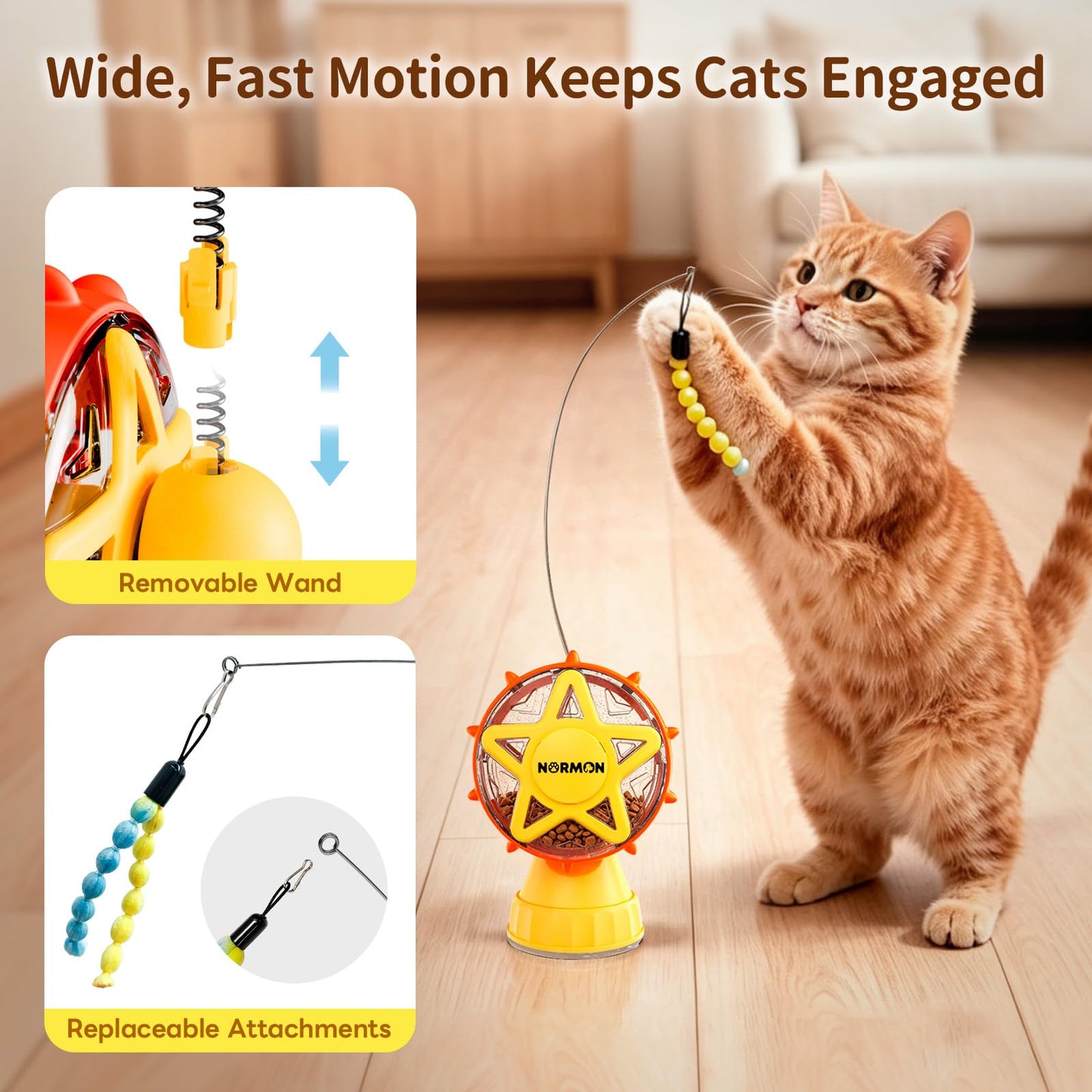 NORMON Cat Treat Dispenser. Chosen for real quality, fits naturally into modern pet homes.