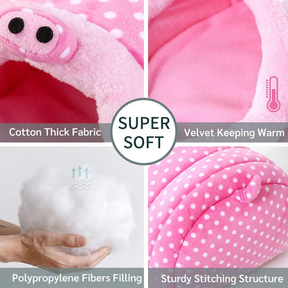 JanYoo Chinchilla House Ferret Bed Accessories Tunnel Pouch for Hedgehog Supplies