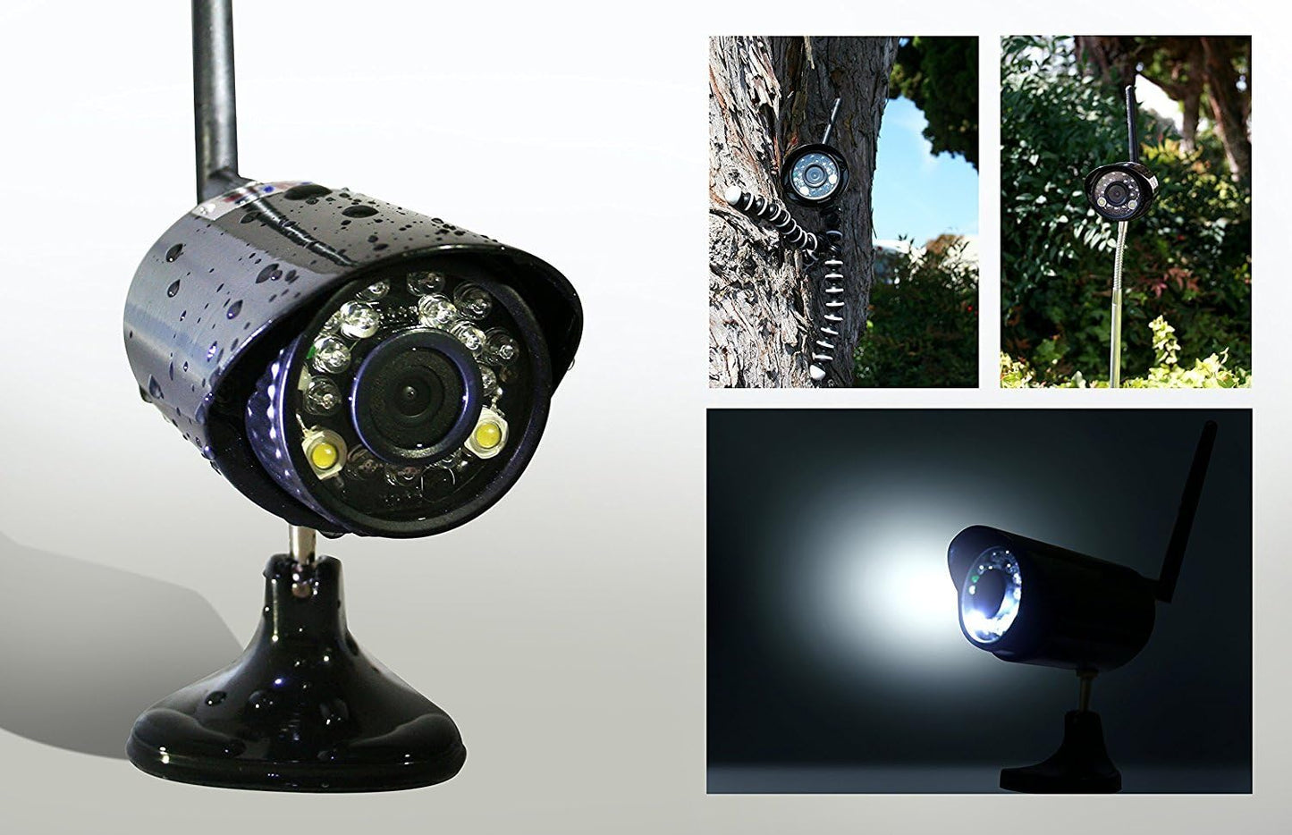 NUCAM 32GB Wireless Portable Magnetic Base Battery Powered RV/Trailer/Truck Hitch Backup Camera NuCam WR Surveillance IP Camera w. 1/4"-20 UNC Hole, Motion Detection Recording Night Vision