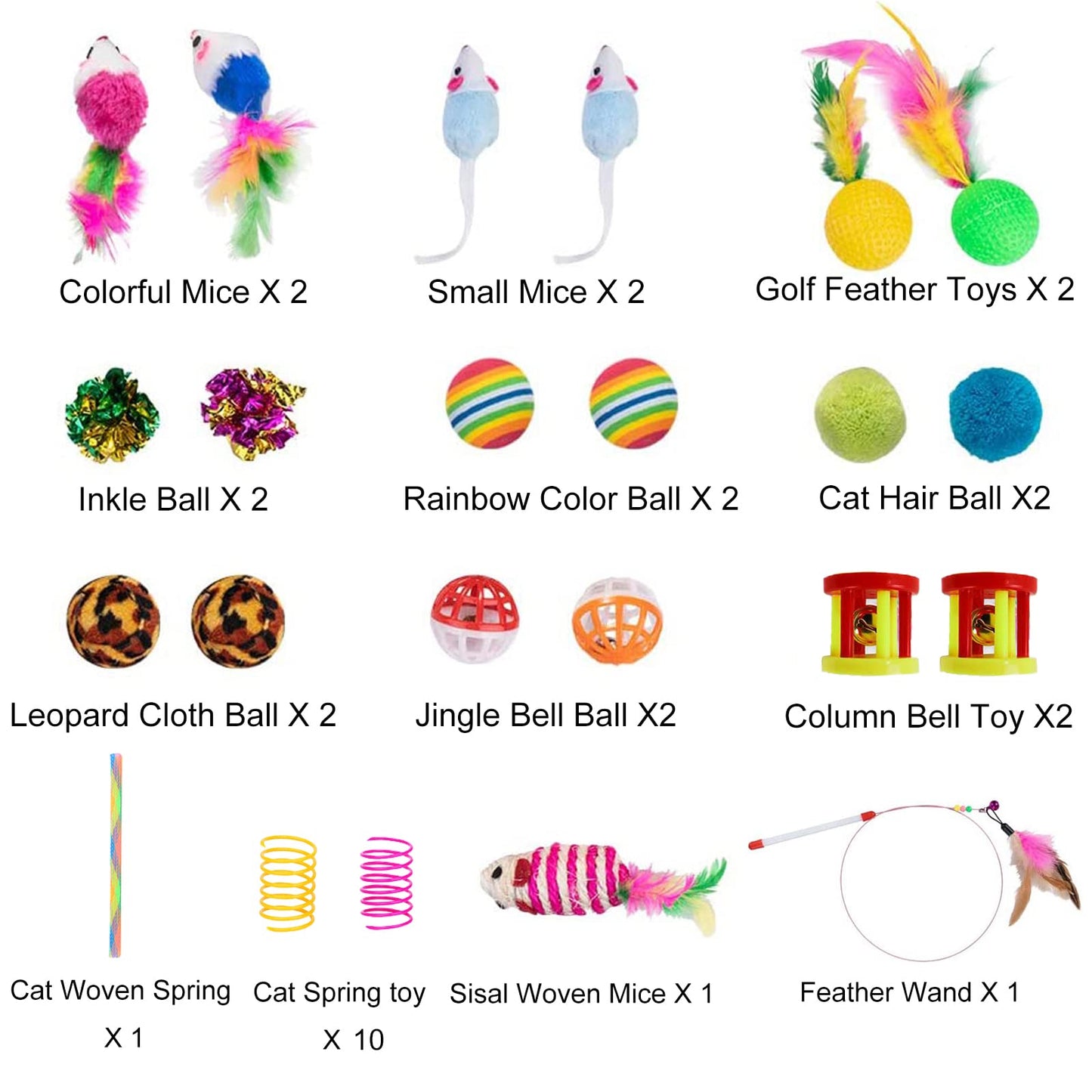 32Pcs Cat Toys Kitten Interactive Pet Toys Assortments. Chosen for real quality, fits naturally