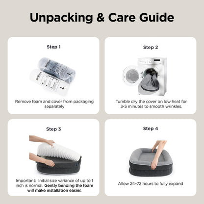 Bedsure 360°Oval Bolster Orthopedic Dog Beds Large. Chosen for real quality, fits naturally into