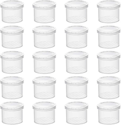 Coopay 20 Pieces Bug Viewer Critter Insect Cage Magnifying Insect Box Bug Magnifier Container Catcher Cage, Science Nature Exploration Tools