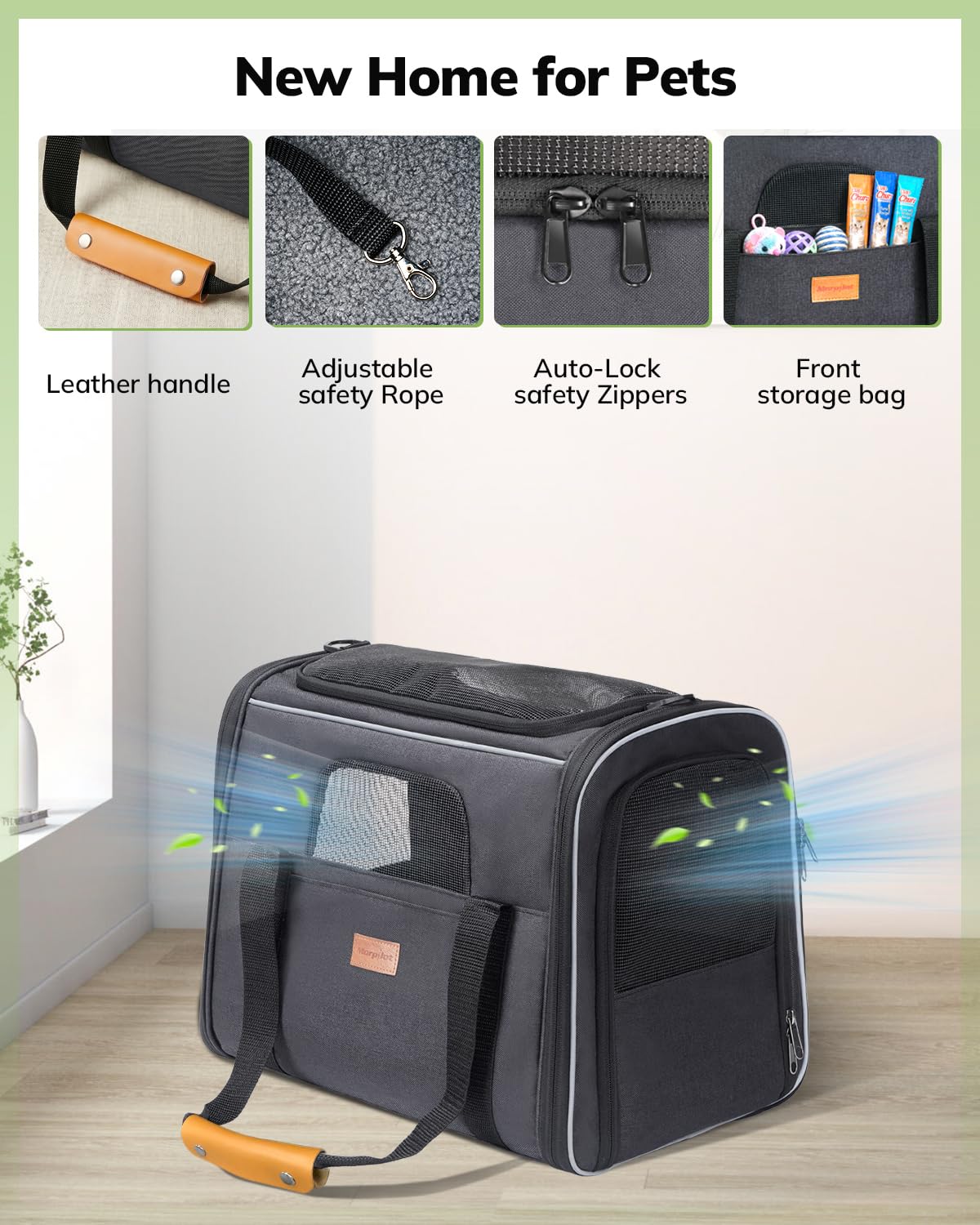 Morpilot Cat Carrier Soft for Large Medium Cats and. Chosen for real quality, fits naturally into