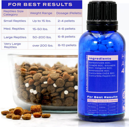 HA4E - Reptile Protection Formula - Defends Against Internal & External Health Threats - Supports Digestive Health & Vitality - Safe, Gentle Care - 300 Tablets