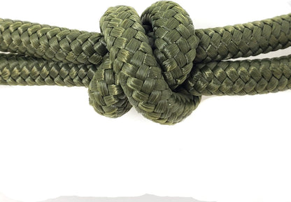 Horse Rope Training Halter - 4 Knot 1/4" Stiff Halter Cord - Used by Famous Trainers Multiple Sizes Multiple Colors