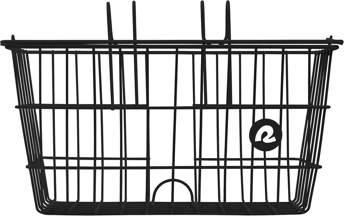 Retrospec Apollo-Lite Lift-Off Bike Basket - Detachable Steel Handlebar Basket with Carrying Handle for Commuting, Shopping & Beach Trips - 14.5in x 9.5in Weather-Resistant Biking Gear