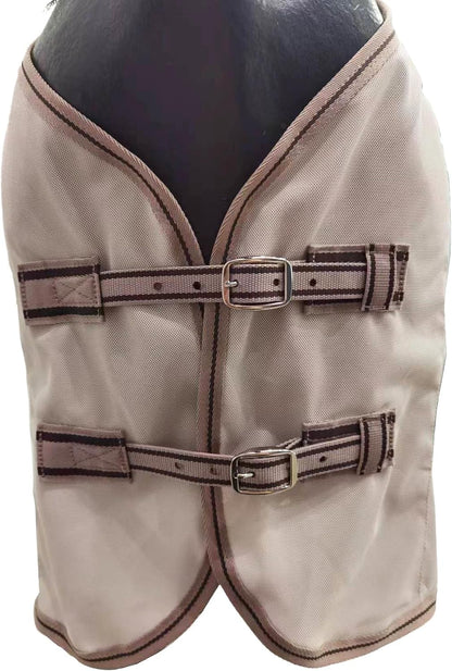 BARN & STABLE Breathable and UV Protective Tear-Resistant Mesh Horse Fly Sheet Comfy Equine Summer Sheet with Removable Web Leg Straps