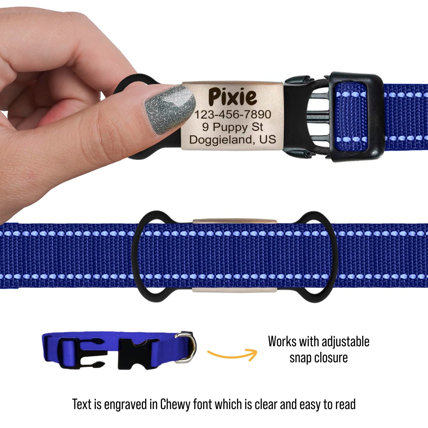 Custom Slide On Pet Tag ID. Chosen for real quality, fits naturally into modern pet homes.