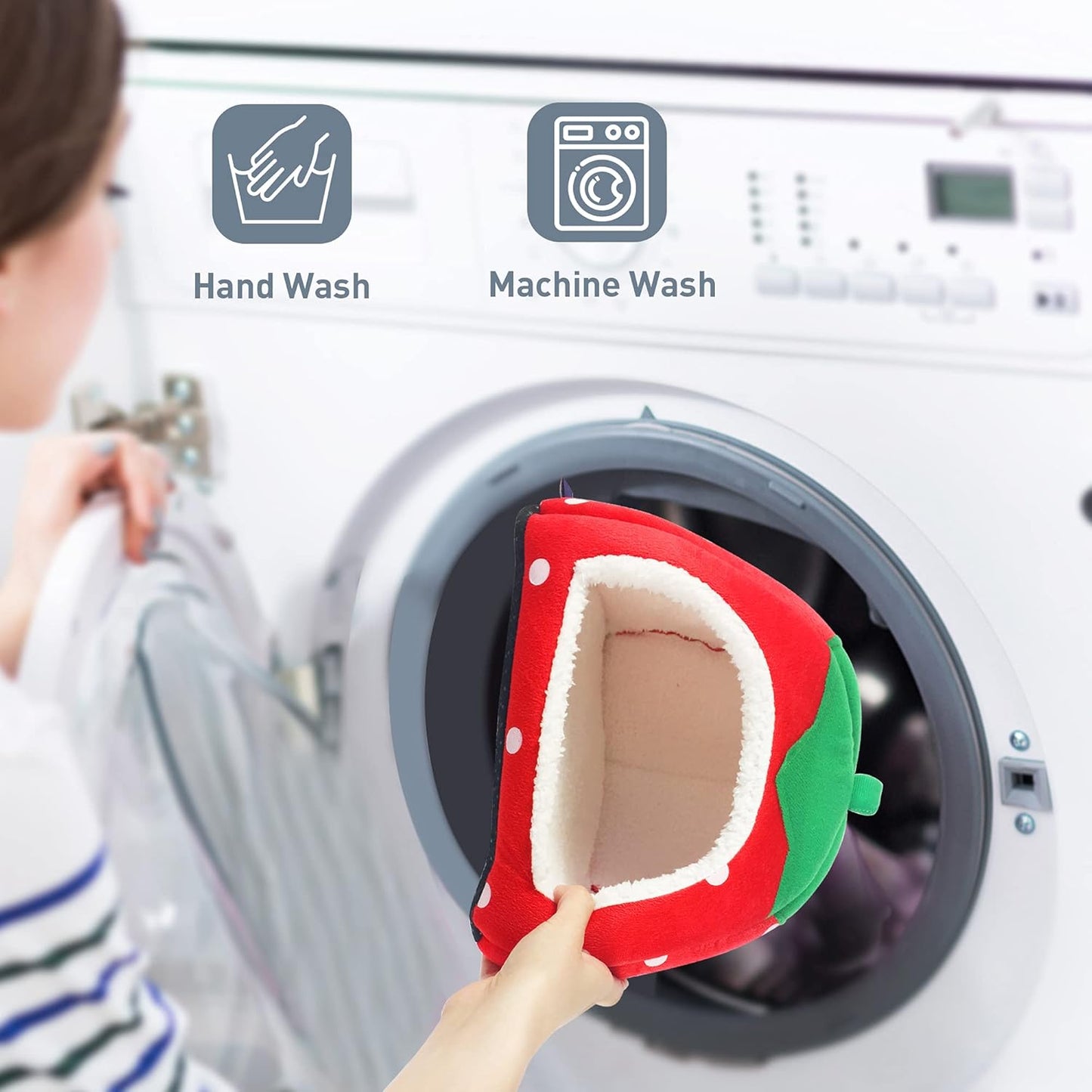 Guinea Pig Hideout 2 Pack Guinea Pig Bed House Cage Accessories Cozy Hide-Out for Hedgehog Ferret Chinchilla&Other Small Animals