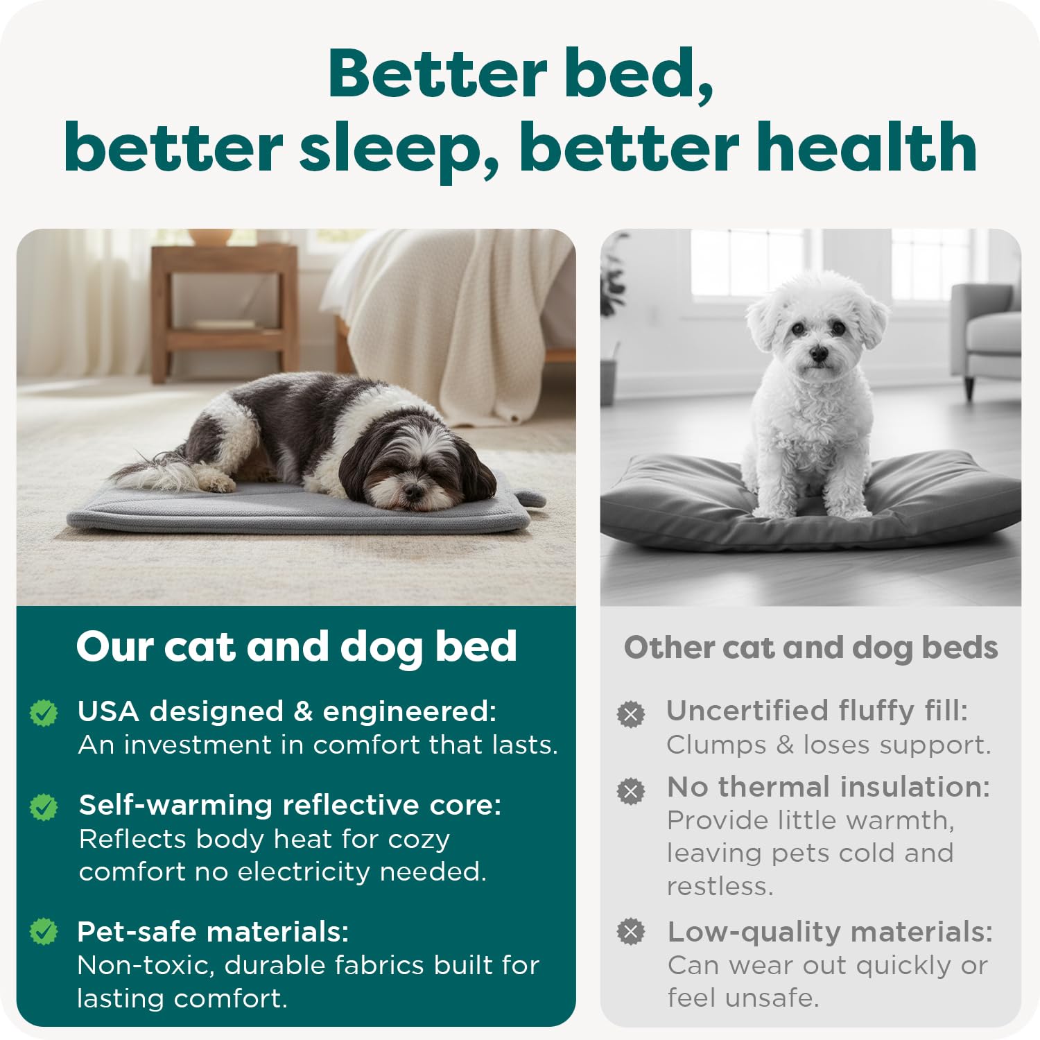 FurHaven ThermaNAP Self Warming Cat Mat. Chosen for real quality, fits naturally into modern pet