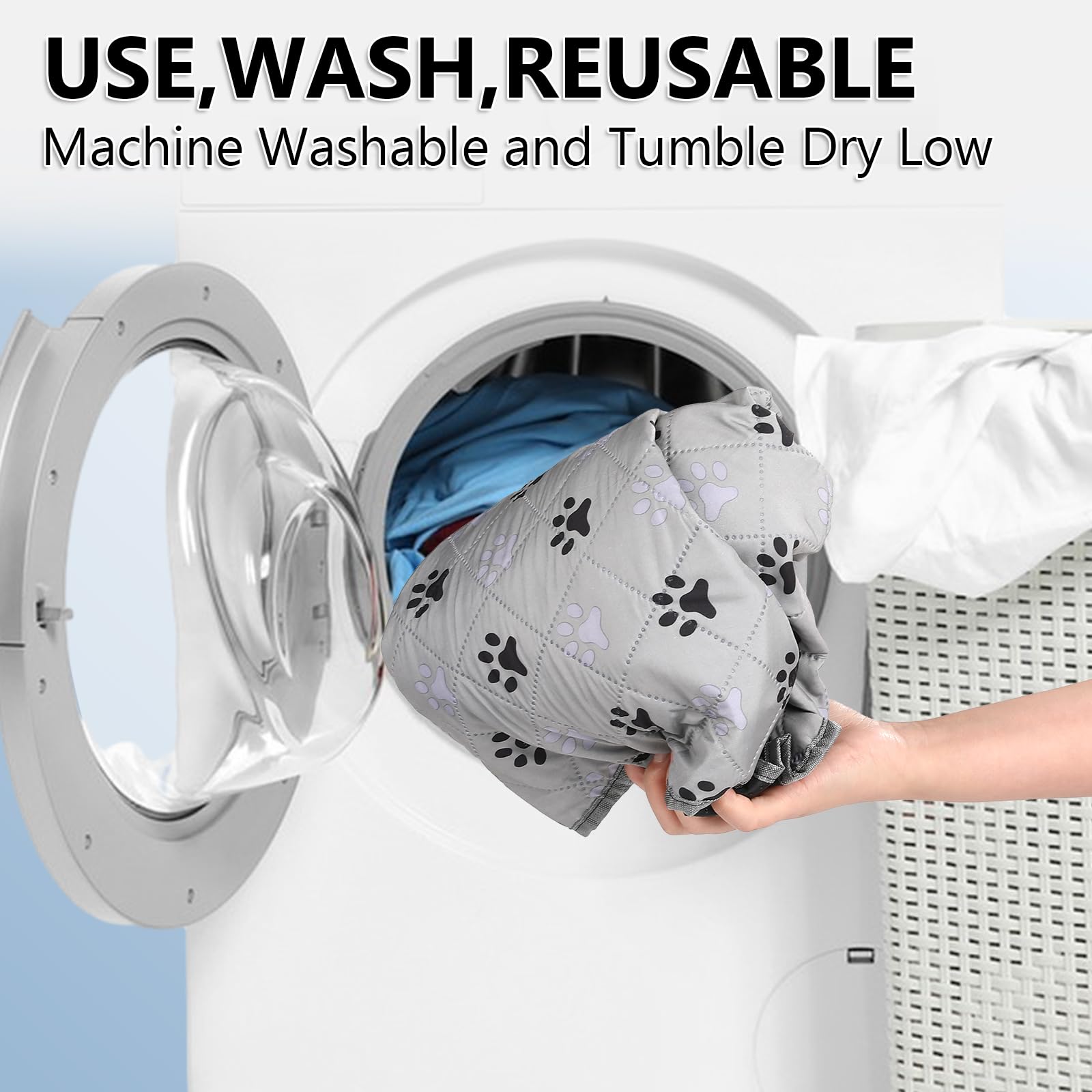 FUWERY Extra Large Washable Pee Pads for Dogs. Chosen for real quality, fits naturally into modern
