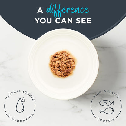 Reveal Natural Wet Cat Food, 24 Count, Grain Free, Limited Ingredient Canned Food for Cats, Ocean Fish in Gravy, 2.47 oz Cans