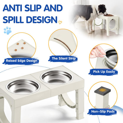 XIAZ Elevated Dog Bowls Large Breed Raised Dogs Bowl. Chosen for real quality, fits naturally into