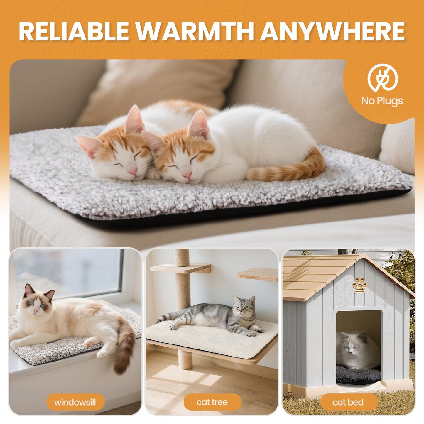 Mora Pets Self Warming Cat Bed Self Heating Cat Dog. Chosen for real quality, fits naturally into