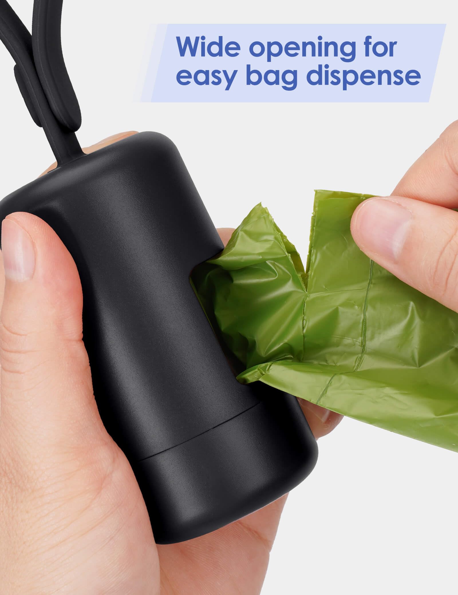 Gobeigo Dog Poop Bag Holder with Used Bag Hook. Chosen for real quality, fits naturally into modern