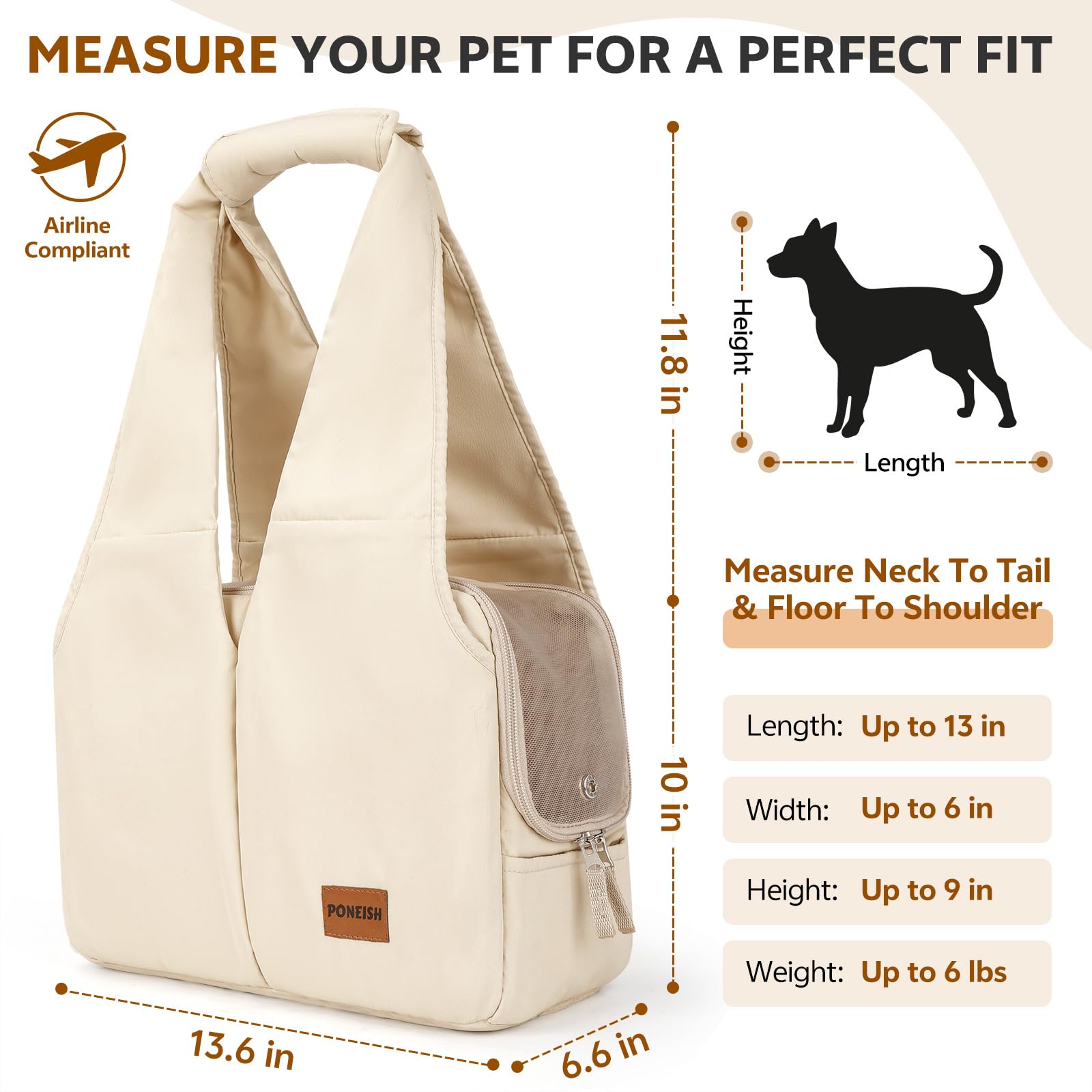 Dog Purse Carrier for Small Dogs and Cats. Chosen for real quality, fits naturally into modern pet