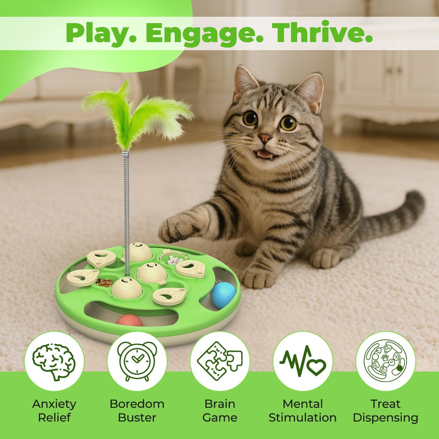 CGBD Cat Puzzle Feeder. Chosen for real quality, fits naturally into modern pet homes.