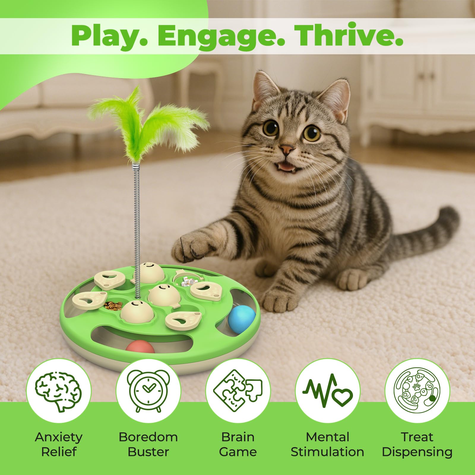 CGBD Cat Puzzle Feeder. Chosen for real quality, fits naturally into modern pet homes.