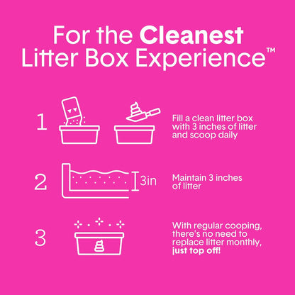 Boxie® Glo™ 30 Day Odor Control Clumping Clay Cat Litter, 40 lb, Multi-Cat, 99.9% Dust-Free, Low Tracking, UV Light Attractant, Superior Clumping for Easy Scooping