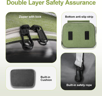 Expandable Cat Backpack,Cat Bubble Backpack Carrier for Carrying Cats, Pets and Small Dogs,Airline-Approved,Designed for Travel, Hiking, Walking,Car