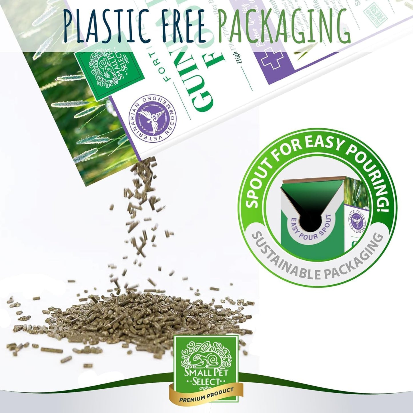 Small Pet Select Guinea Pig Food Pellets, 5 Lb.