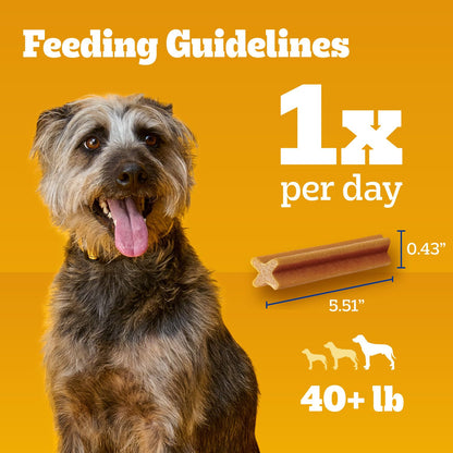 Pedigree Dentastix Large Breed Dental Dog Treats. Chosen for real quality, fits naturally into