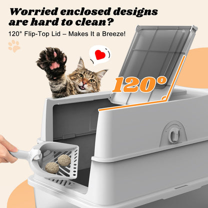 Stainless Steel Litter Box with Lid | Extra Large. Chosen for real quality, fits naturally into