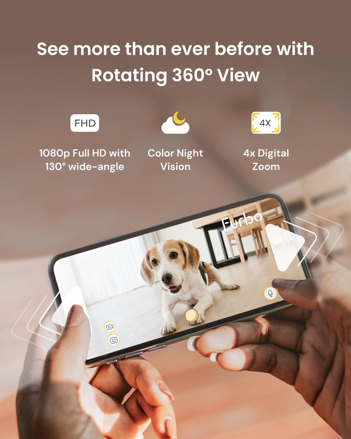Furbo 360° Dog Camera [No Monthly Fee]. Chosen for real quality, fits naturally into modern pet