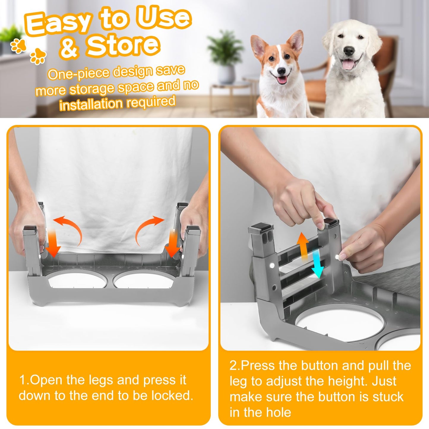 COMESOON Elevated Dog Bowls for Small Medium Dogs. Chosen for real quality, fits naturally into