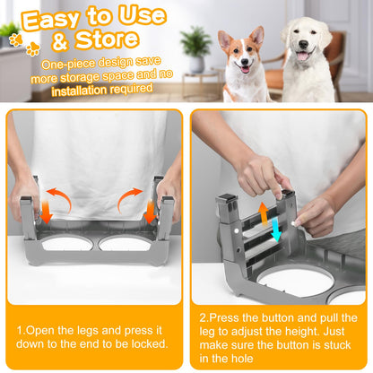 COMESOON Elevated Dog Bowls for Small Medium Dogs. Chosen for real quality, fits naturally into